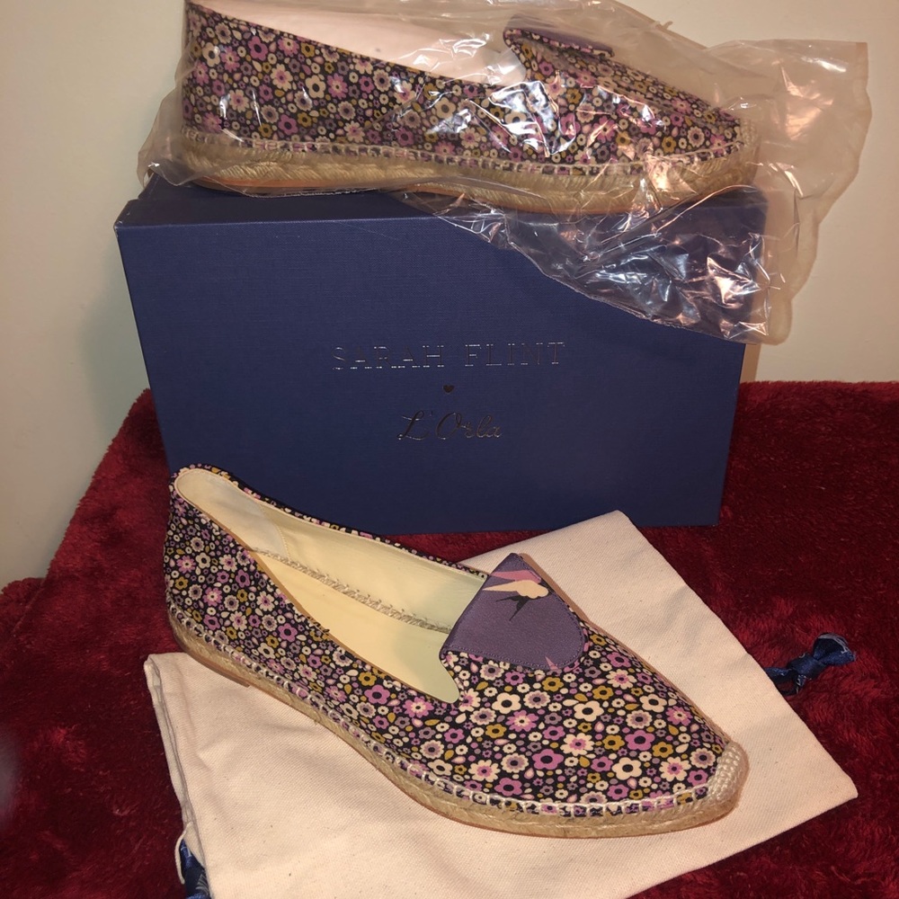 NEW Orla Kiely Andrea Espadrille